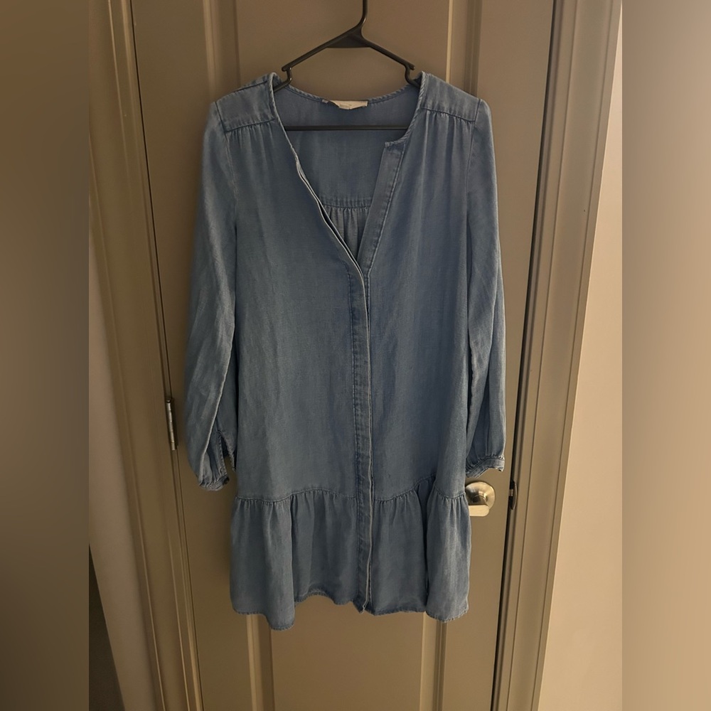 LOFT Light Blue Denim Dress